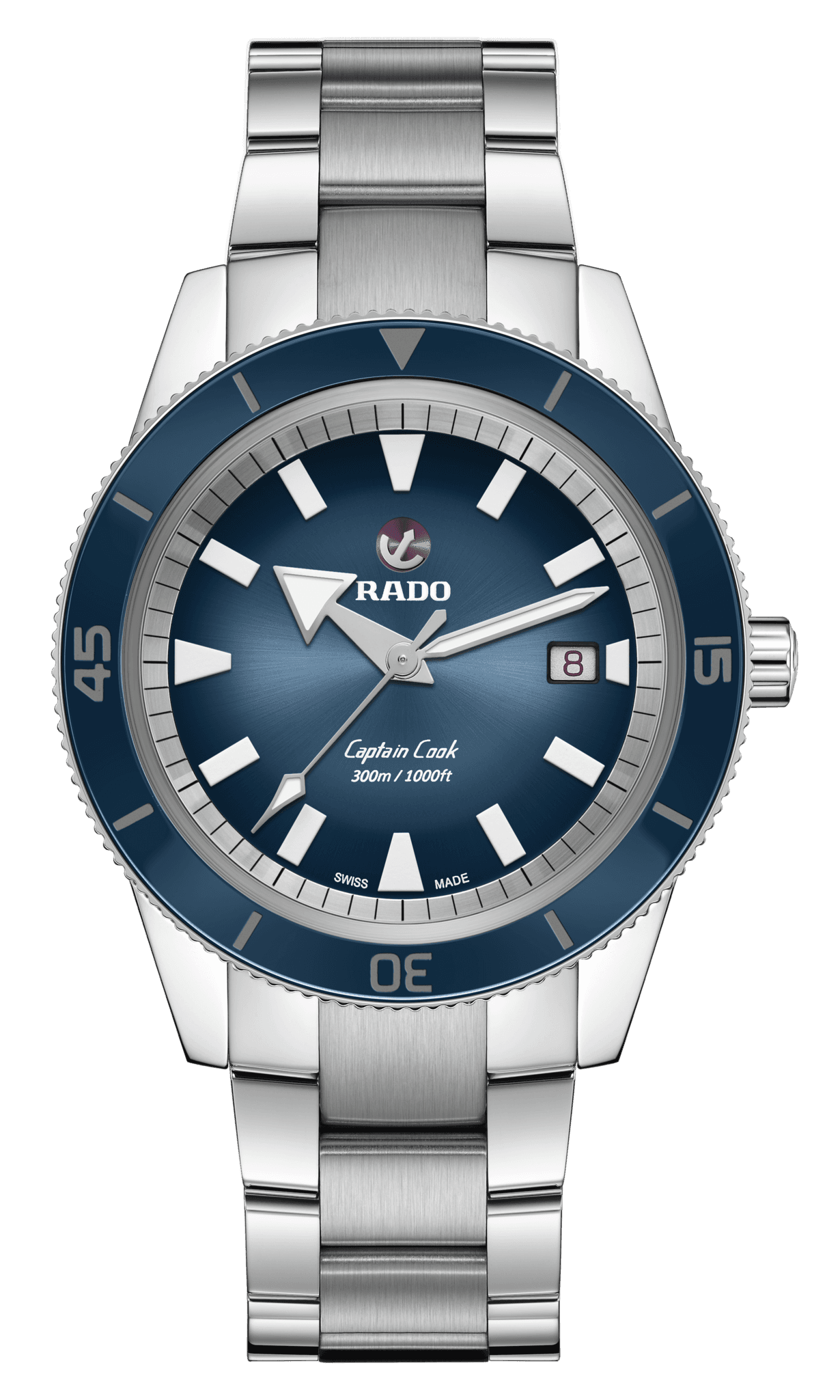Rado Captain Cook Automatic 42mm Blue Dial Stainless Steel (R32105203)